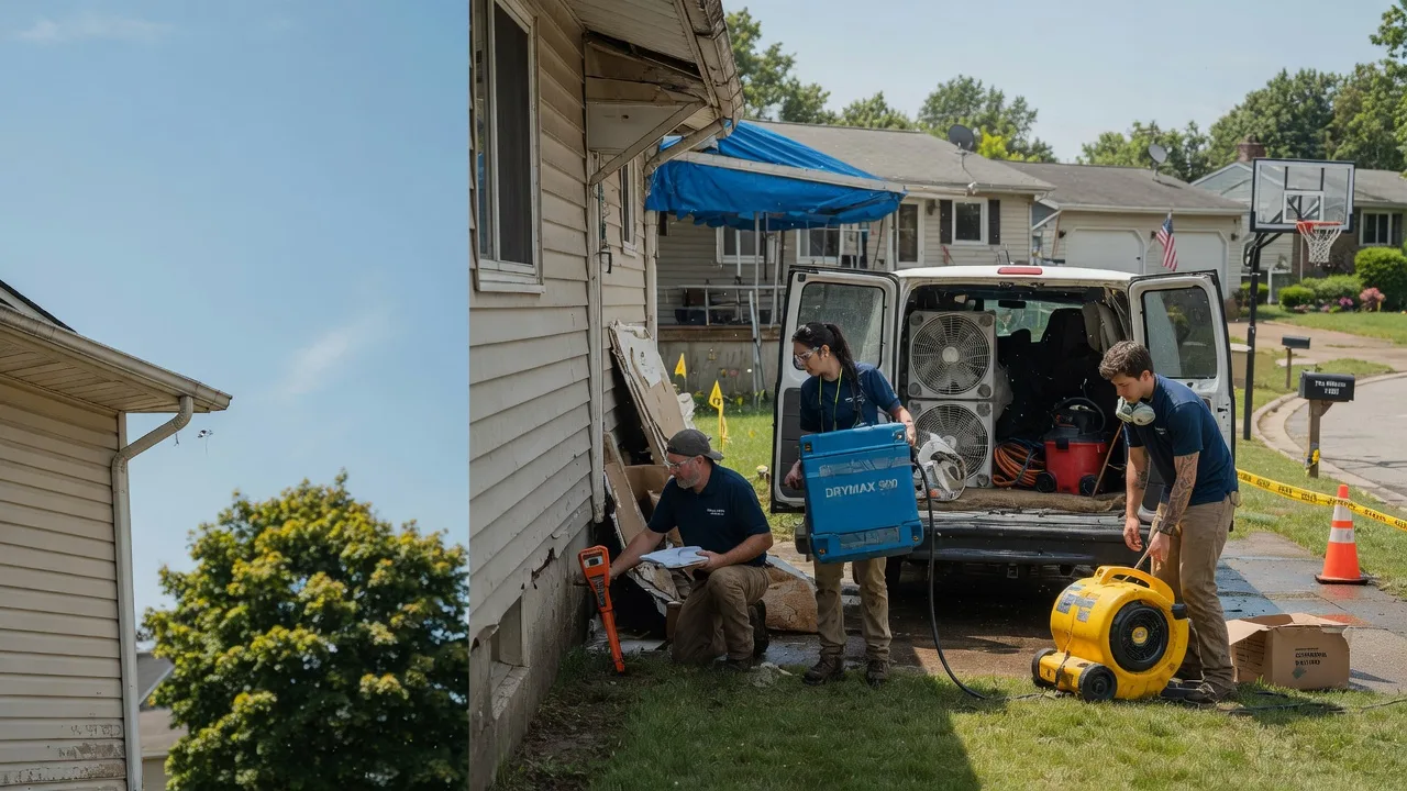 Ceiling Leak Cleanup in Keuka Park, NY near me